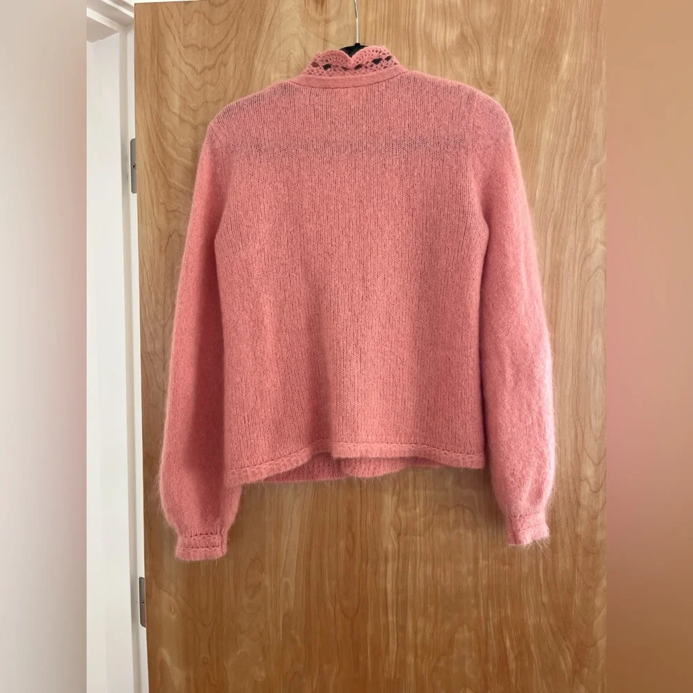 Sézane Angie Blush Pink Sweater Cardigan, size S - Picture 4 of 4